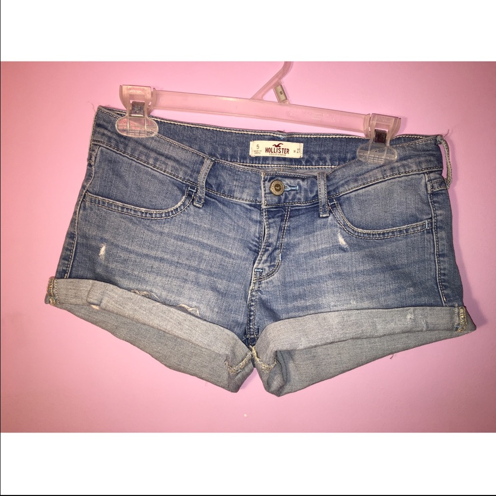 hollister woman's jean shorts size 5