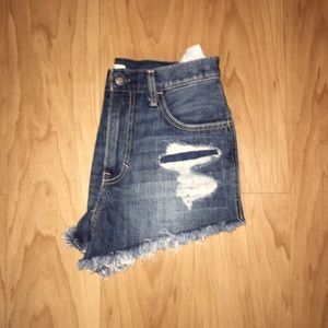 Hollister high waisted shorts