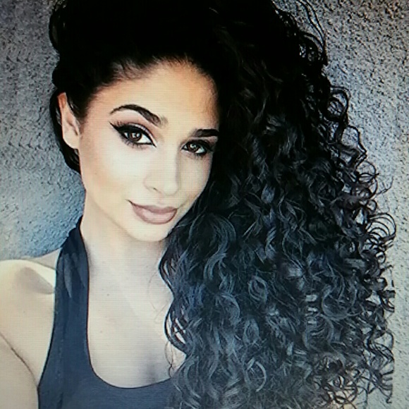 Virgin Brazilian Curly Lacefront Wig 18-20 inches main image 4