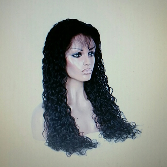 Virgin Brazilian Curly Lacefront Wig 18-20 inches