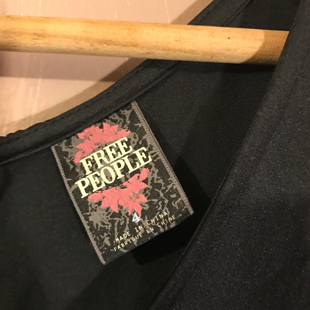 Free People black mini dress - Picture 3 of 4