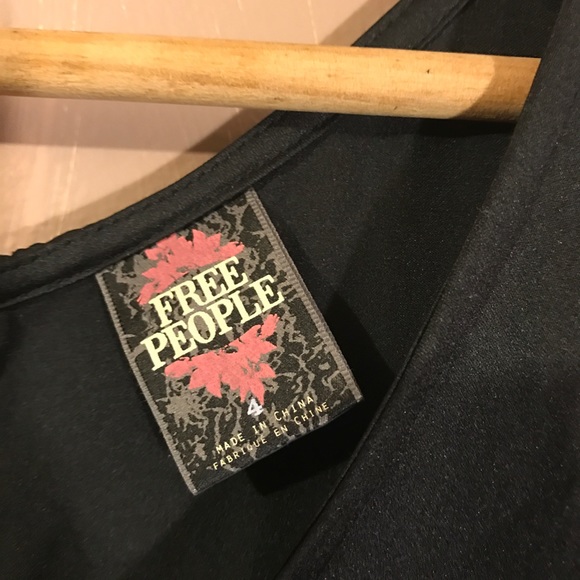 Free People black mini dress - Picture 3 of 4