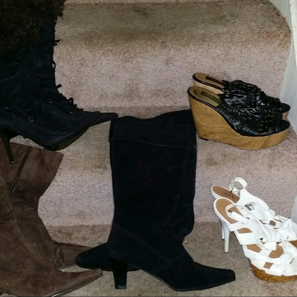 Five Pair Of Women Dress Shoes Size 8