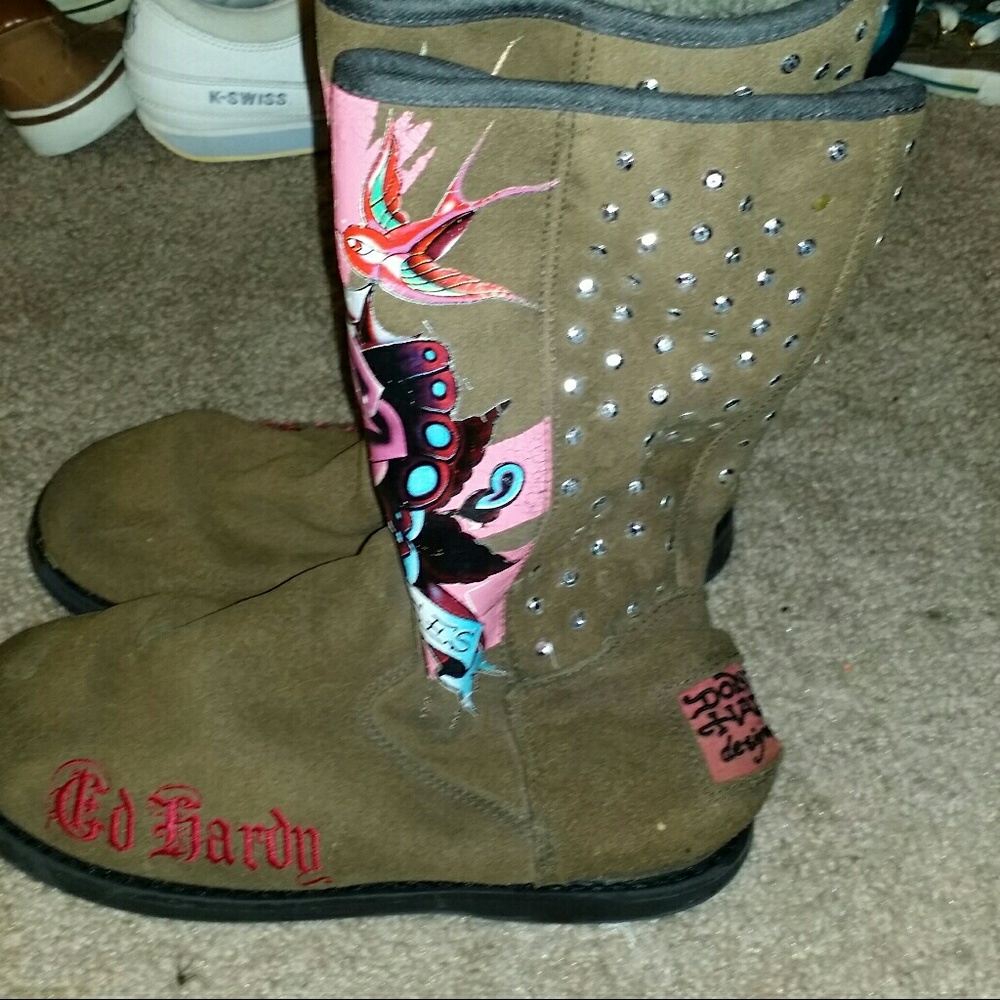 Ed hardy women boots
