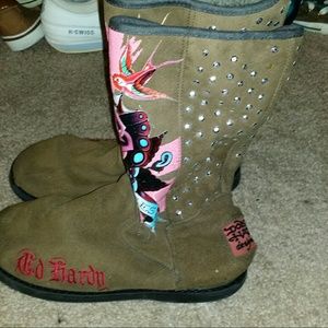Ed hardy women boots