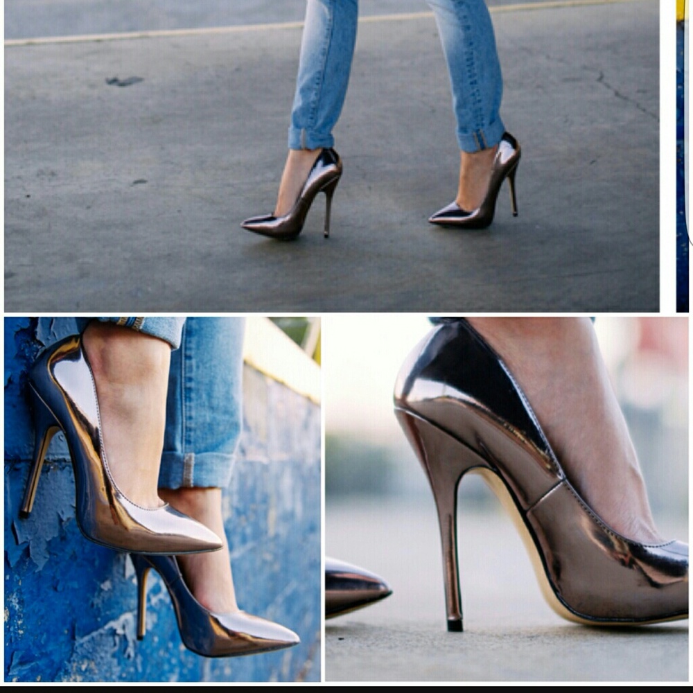 Steve Madden Darrt Pewter Pumps