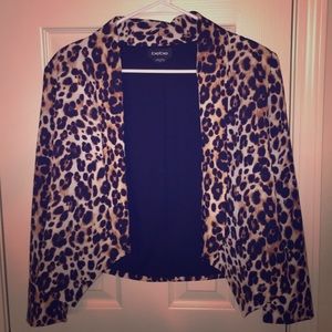 (NWOT) Bebe Leopard Print Jacket/Blazer