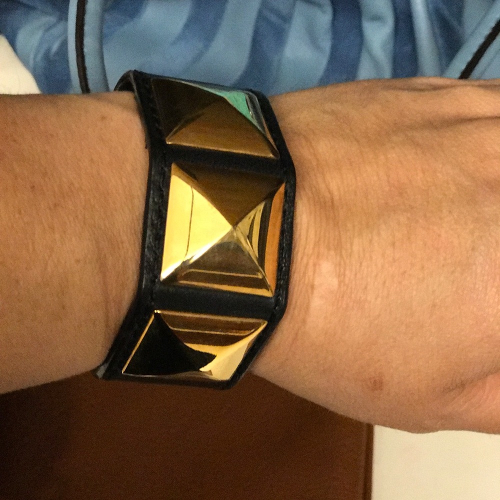 Michael Kors leather bracelet. Red