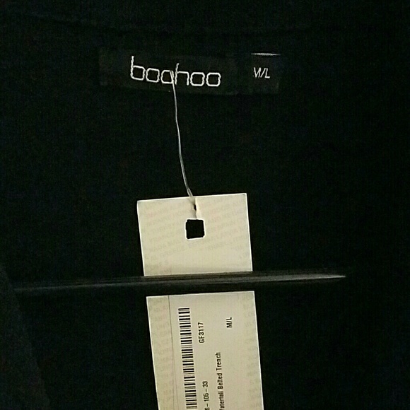 Black Light Weight Trench Coat - Picture 2 of 8