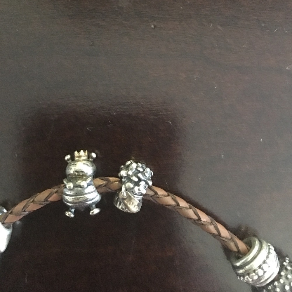 Bee and flower pot pandora charms