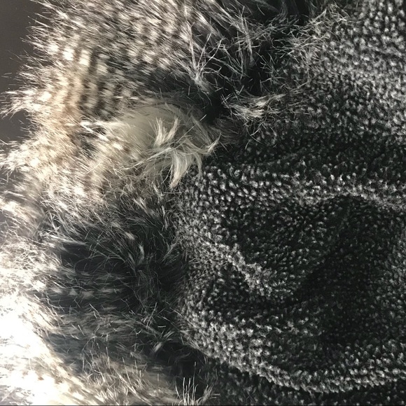 Asos Waxed Canvas Army Faux Fur Winter Parka Sz 2 - Picture 8 of 8