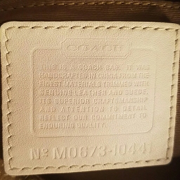 Genuine Medium sized Multi colored Coach Bag - Picture 4 of 4