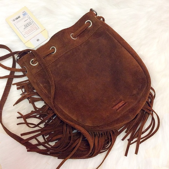 TOMS Suede Fringe Celestial Crossbody - Picture 3 of 7