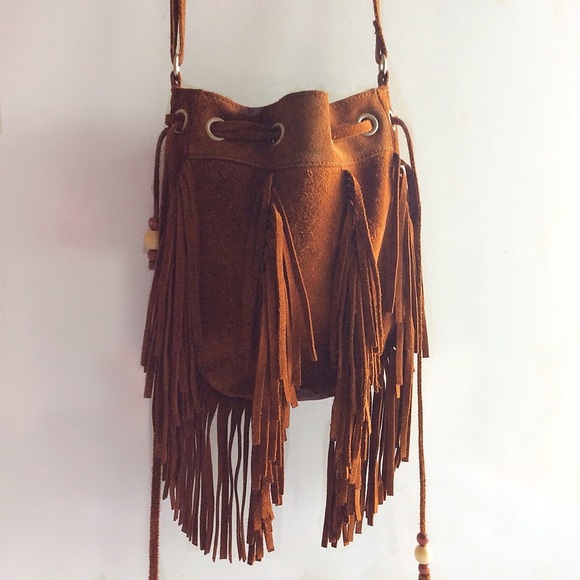 TOMS Suede Fringe Celestial Crossbody - Picture 7 of 7