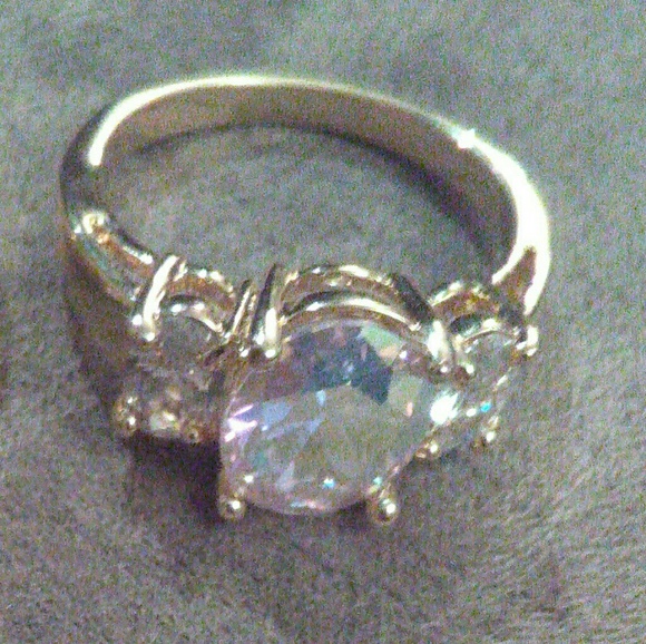 RING 3 Gems & Gold Plated Band - Picture 5 of 5