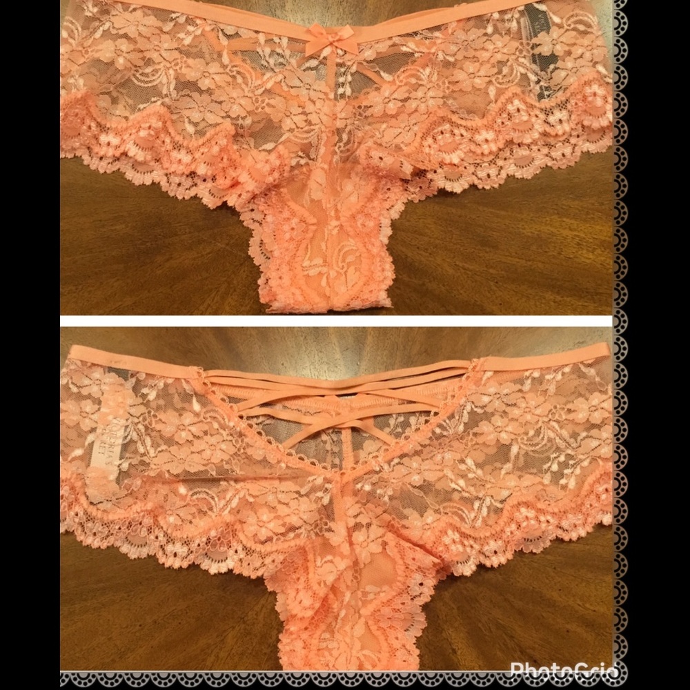 ❤Victoria's Secret Strappy Lace Cheeky Panty❤ - Picture 5 of 8