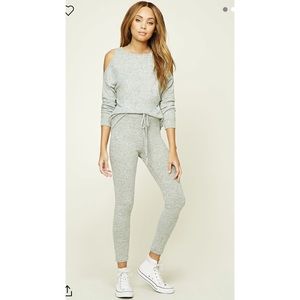 Forever 21 Marled knit sweatpants