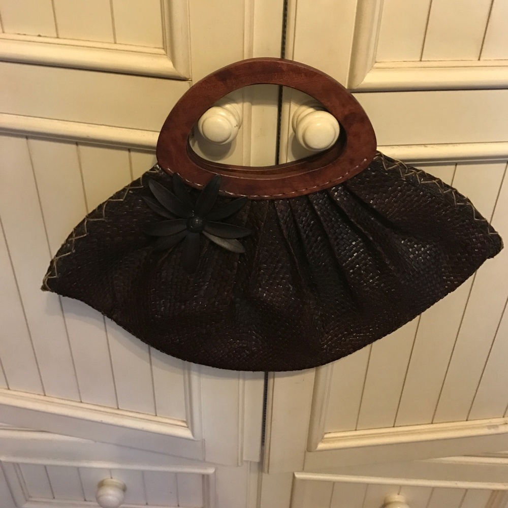 Brown small handbag