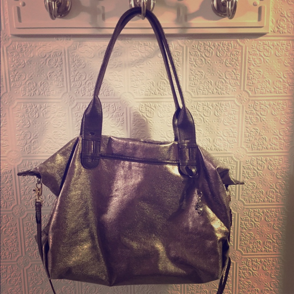 Stella & dot metallic bag