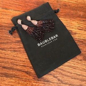 Ombré purple crystal earring