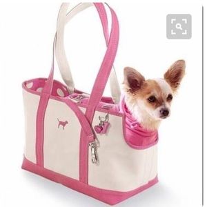 pink dog bag