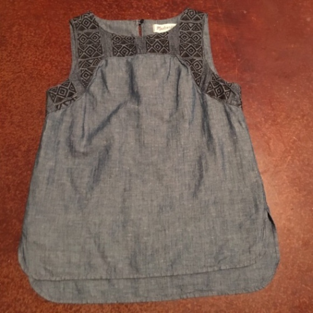 Madewell Chambray Top