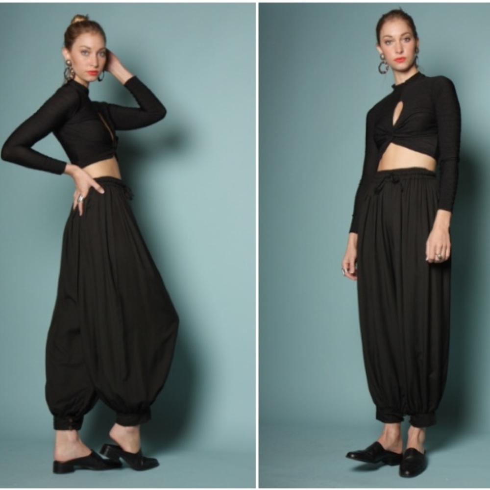 90's minimalist harem pants