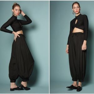 90's minimalist harem pants