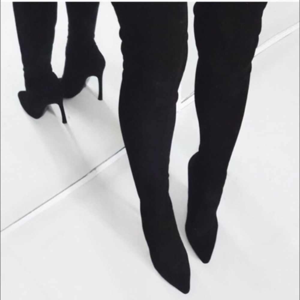 Black boots