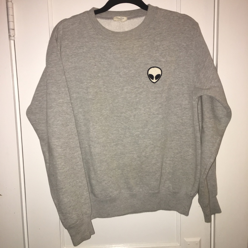 Brandy Melville Alien Applique Sweater