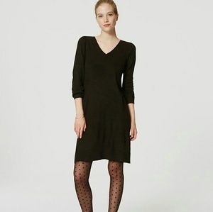 Loft Black Sweater Dress