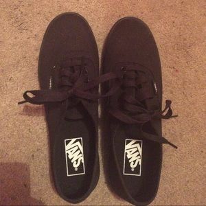 Black Low Vans