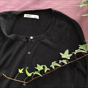 Old Navy Black Knit Cardigan