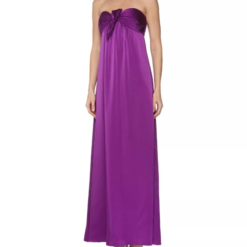 NWT BCBG Maxazria Purple Gown Cocktail Dress $358