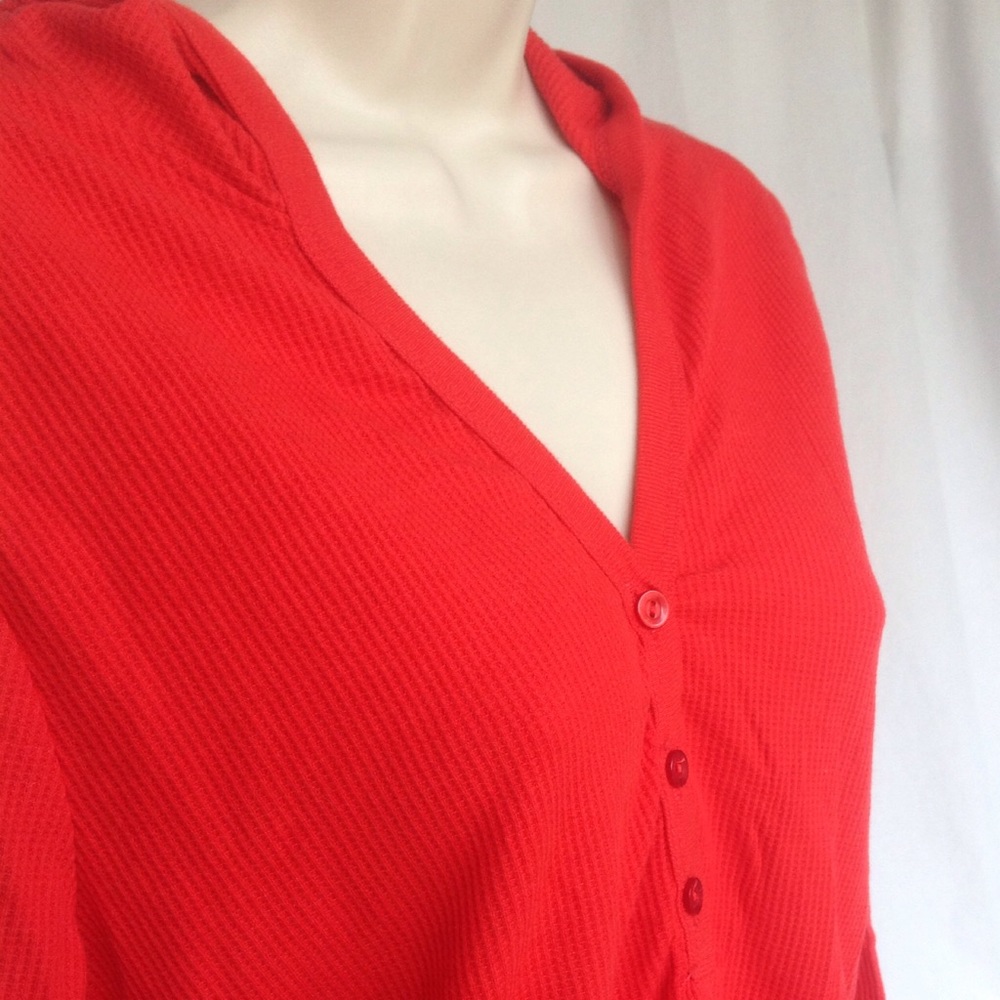 Red Hooded Top - Picture 3 of 5