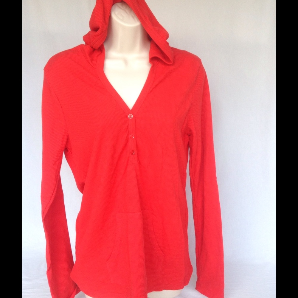 Red Hooded Top - Picture 5 of 5