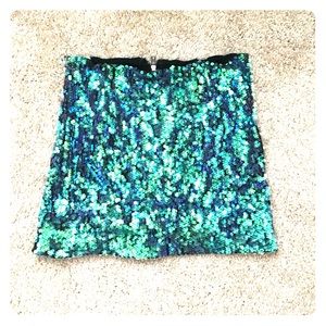 MINKPINK from Nasty Gal sequin mermaid mini skirt!