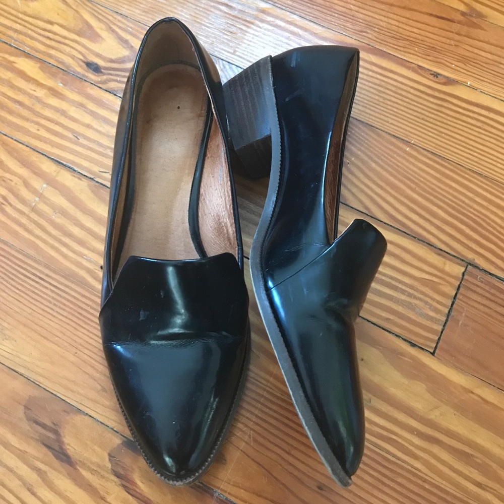 Madewell patent loafer