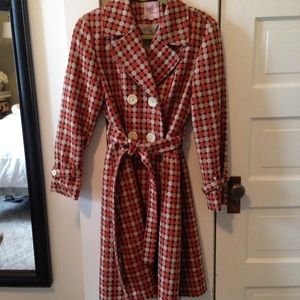 Cutest Long plaid jacket!