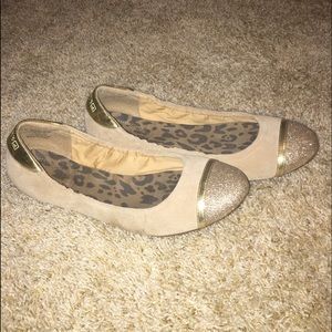 Sperry Top Sider Ballet Flat Gold (9.5)