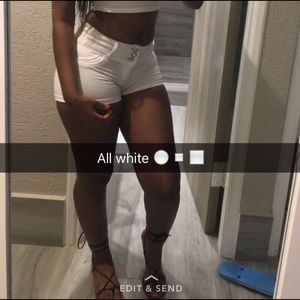 White shorts