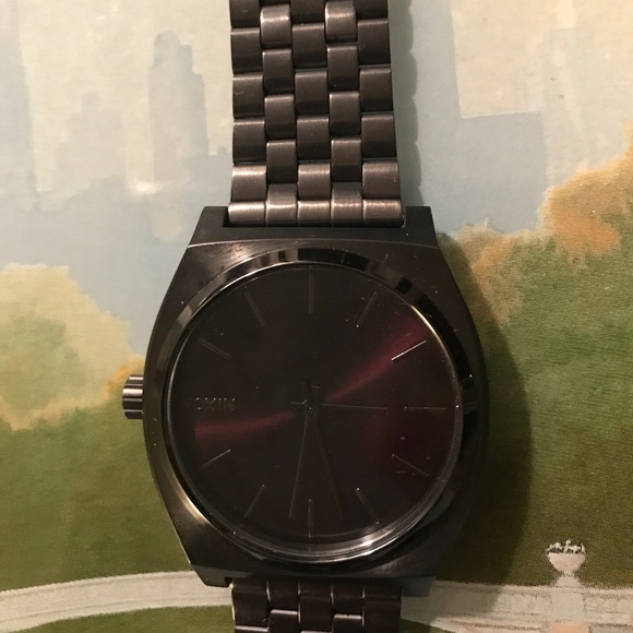 Nixon Black/Oxblood Watch - Gender Neutral