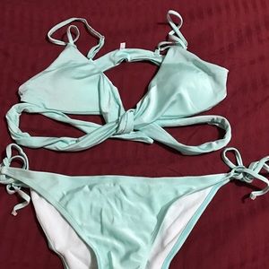 Sea foam green bikini