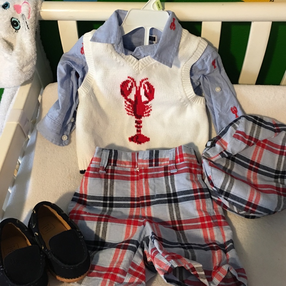 Janie and jack outfit. Worn twice. Like new.