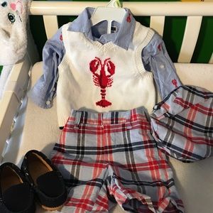 Janie and jack outfit. Worn twice. Like new.