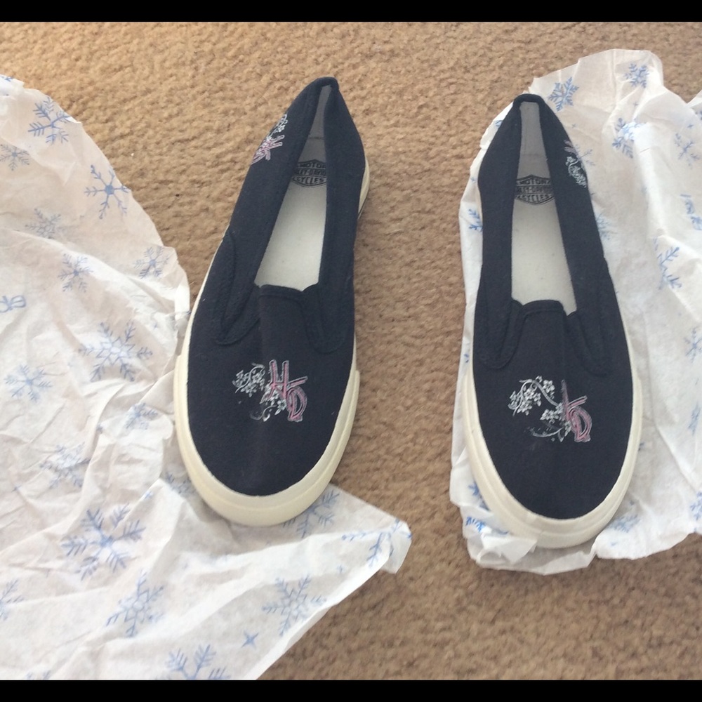 Harley Davidson canvas shoes. Brand New!