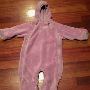 The North Face Girls OSO Fleece Bunting 6 12 month