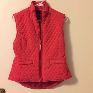 Equestrian Style Quilted Vest