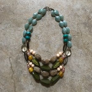 LIKE NEW Anthropologie statement necklace.
