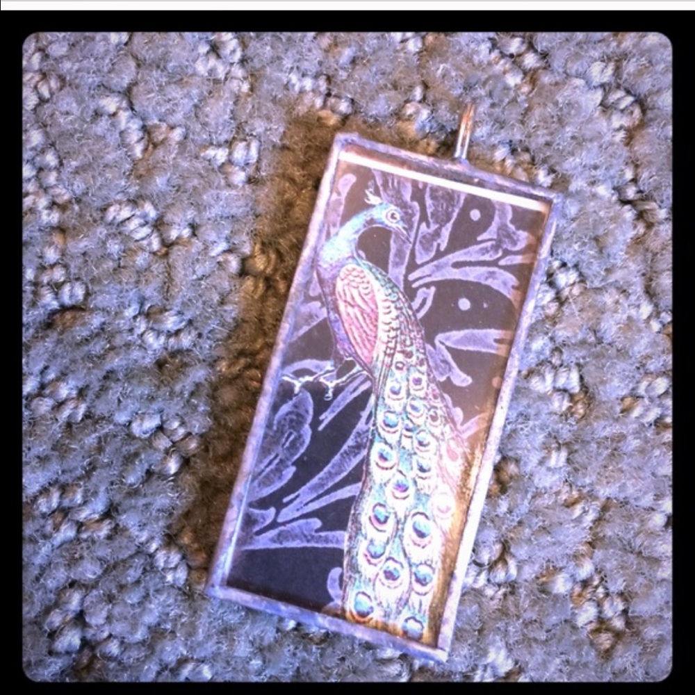 Peacock pendant for @missambetinlaw